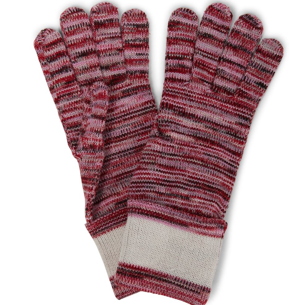 Space-Dyed Wool Gloves