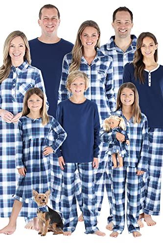 Matching Family Plaid Flannel Pajama Sets