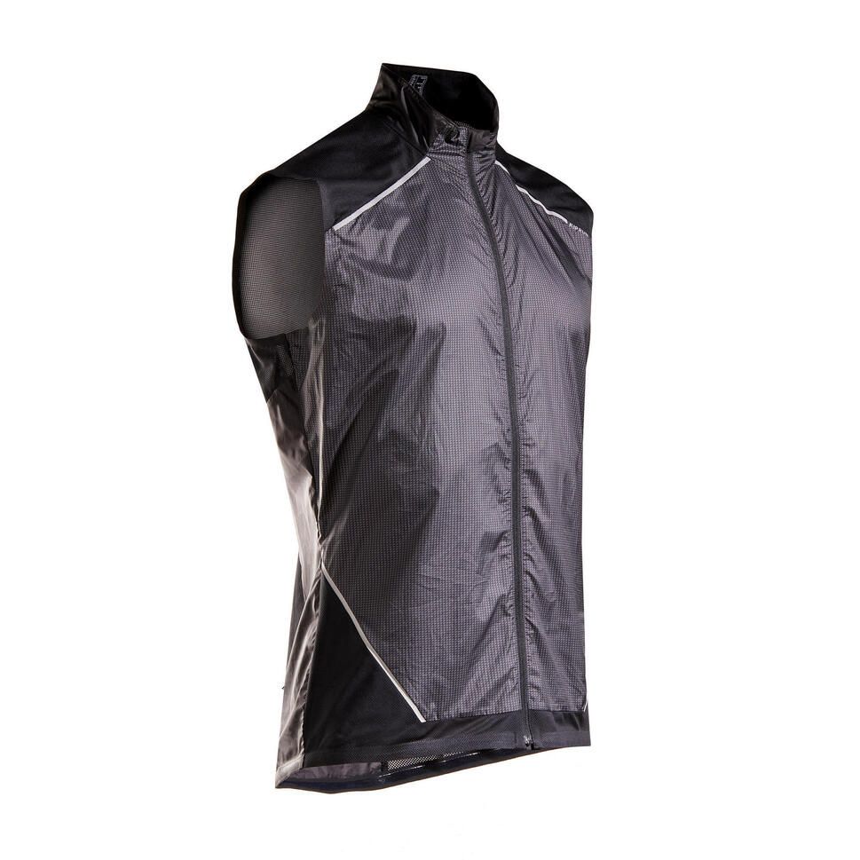 Carbonite Vest Mens Running Gilet Icy Grey/Black/Nightlife - Clothing from  Northern Runner UK