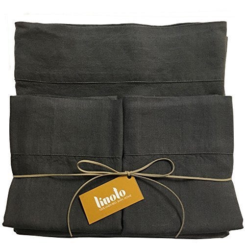100% Linen Bed Sheet Set 