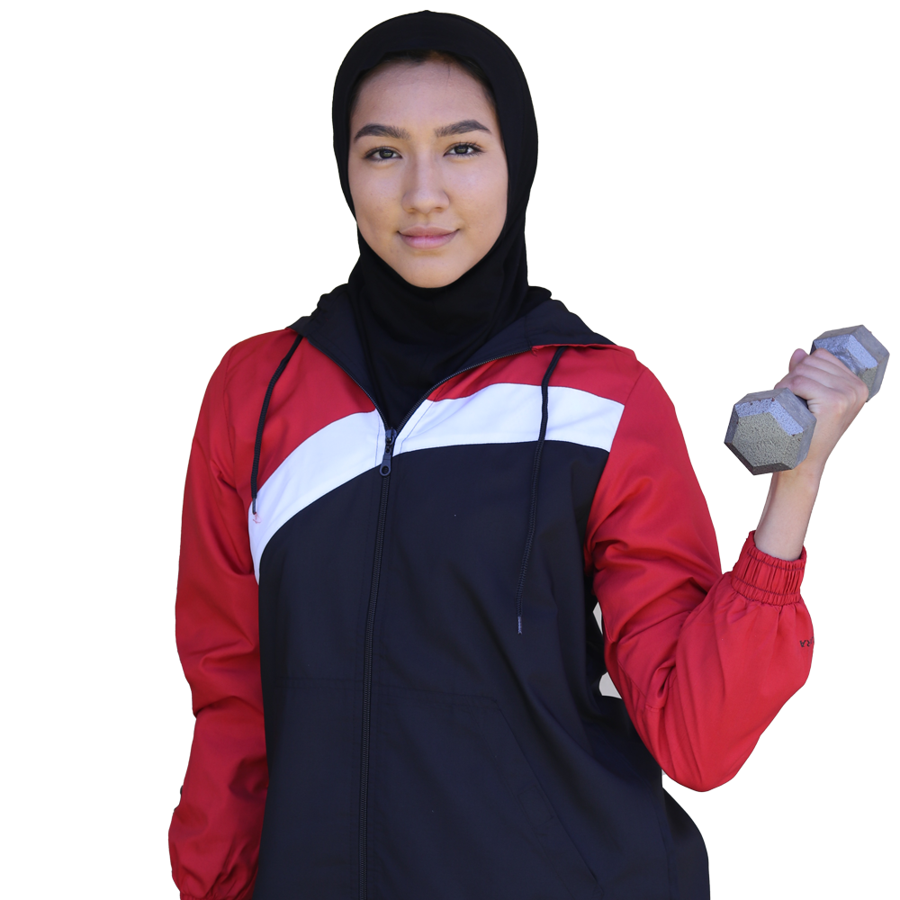 One Piece Stretch Sports Hijab