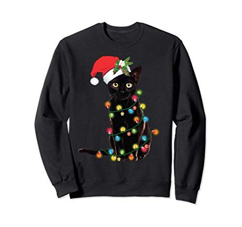 black cat xmas jumper