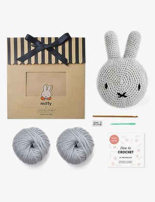 STITCH & STORY Miffy Cushion Cover merino wool crochet kit