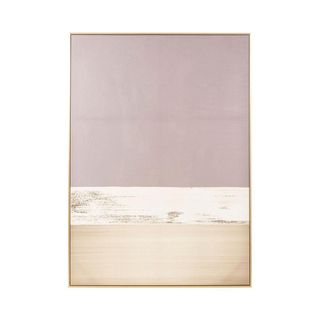 Gray and beige Giada abstract canvas