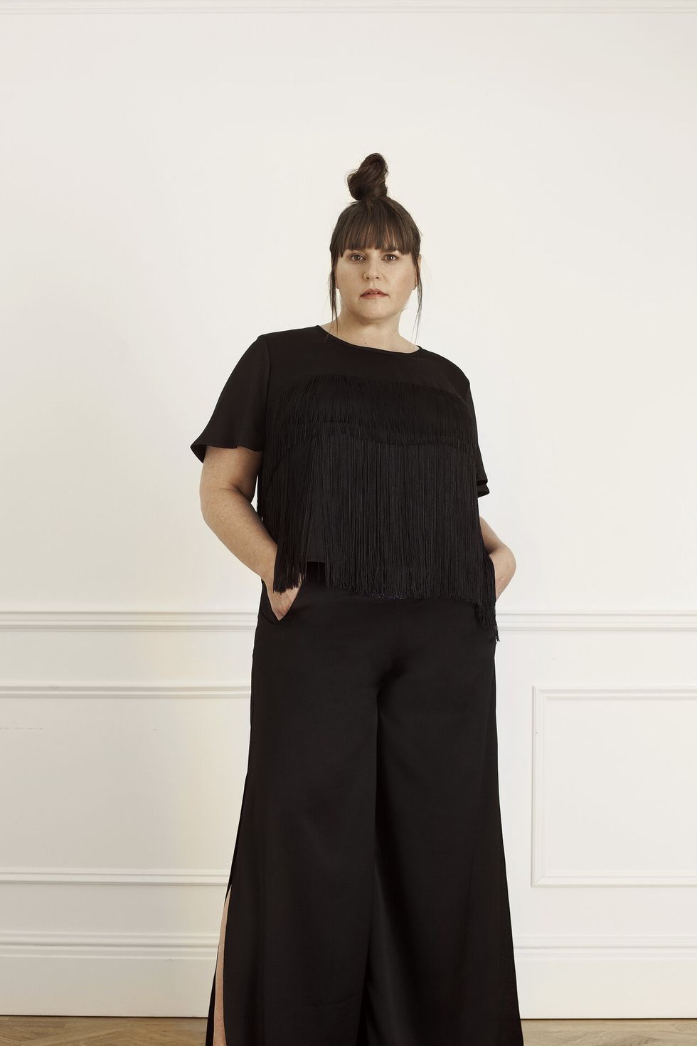 She means business palazzo pants and body suit – SASHAY KOUTURE