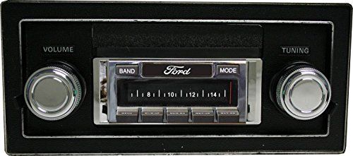 Custom Autosound USA-630 II fits only unmodified OEM Dash 1973-1979 Ford Truck, See Photos, Includes Bonus Installation Connector Pack, 300 watt AM FM Car Stereo/Radio with USB Memory aux Input