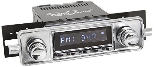 Retro Manufacturing HC-304-06-76 Hermosa Direct-Fit Radio for Classic Vehicle (Face & Buttons and Faceplate)