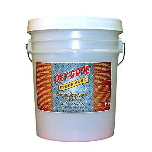 Oxy-Gone Rust Remover and Metal Treatment - just like Ospho - Prepares surfaces for painting-5 gallon pail