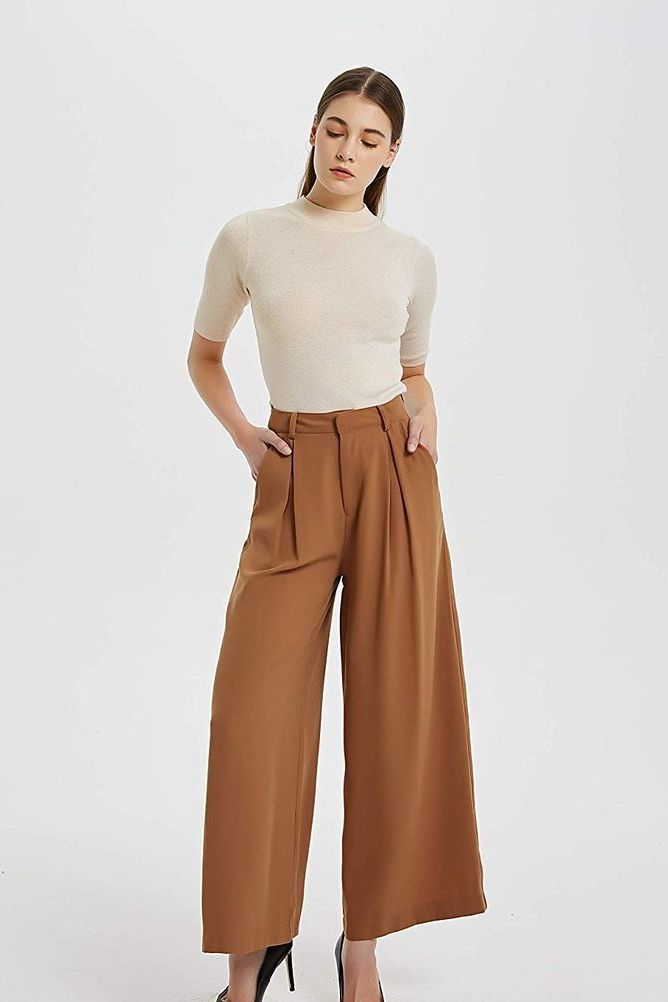 5 Brown Trousers Outfits We're Copying This Winter
