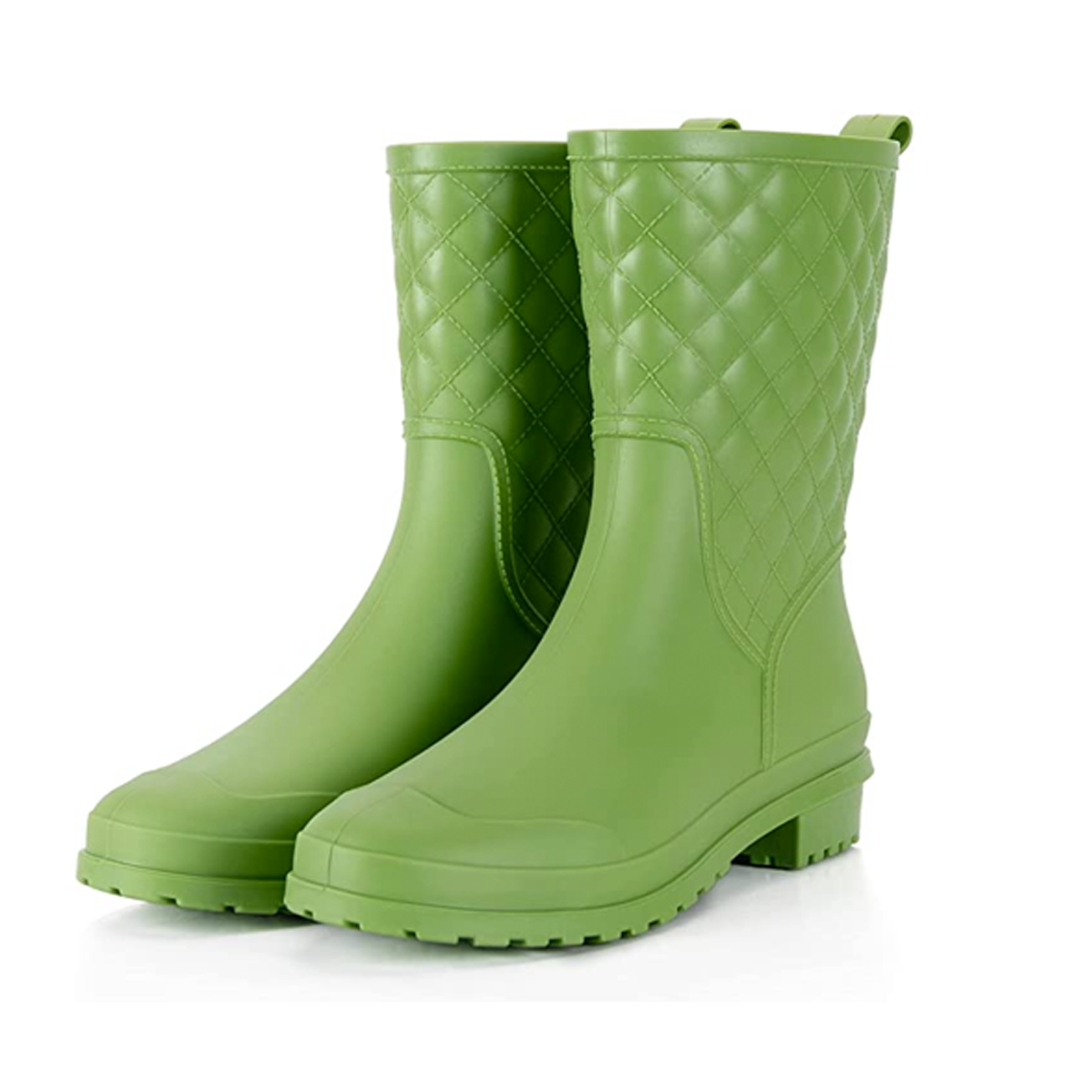 rain boots women mid calf