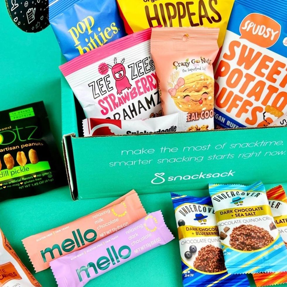 SnackSack Junk-Free Snacks Monthly Subscription Box — 3 Months