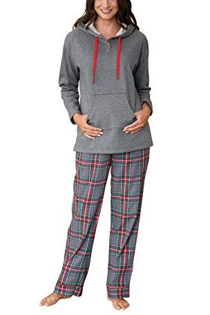 Women's Flannel Pajamas with Hoodie