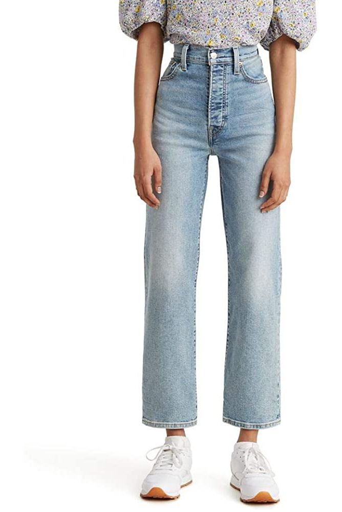 Straight ankle jeans