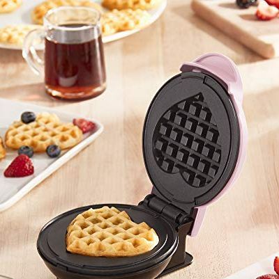 Heart-Shaped Mini Waffle Maker