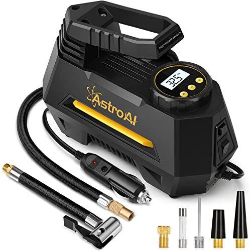 12V Tyre Inflator Electronic Air Compressor Pump Portable Travel For Alfa 