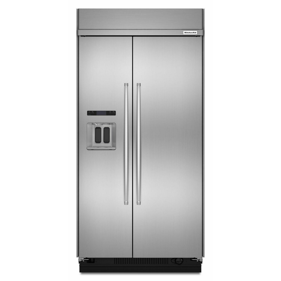 48-Inch PrintShield Side-by-Side Built-In Refrigerator﻿﻿ KBSD608ESS