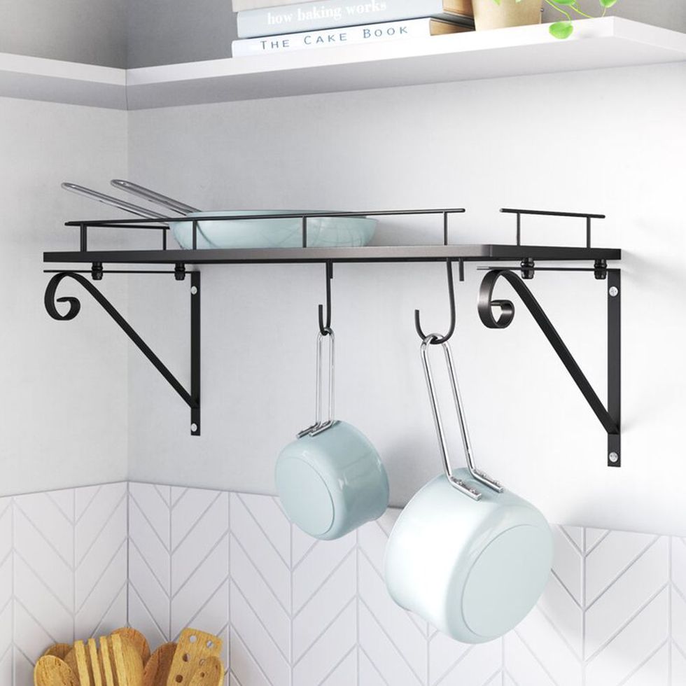 Need More Kitchen Storage? A Hanging Pot Rack Could Be the Key