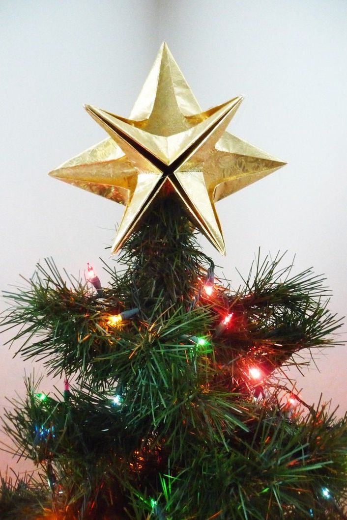 Origami Christmas Tree Topper