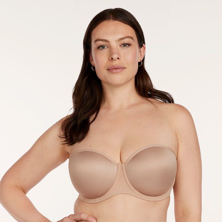 Big Cup C and D Convertible Strapless Multiway Bra with Underwire