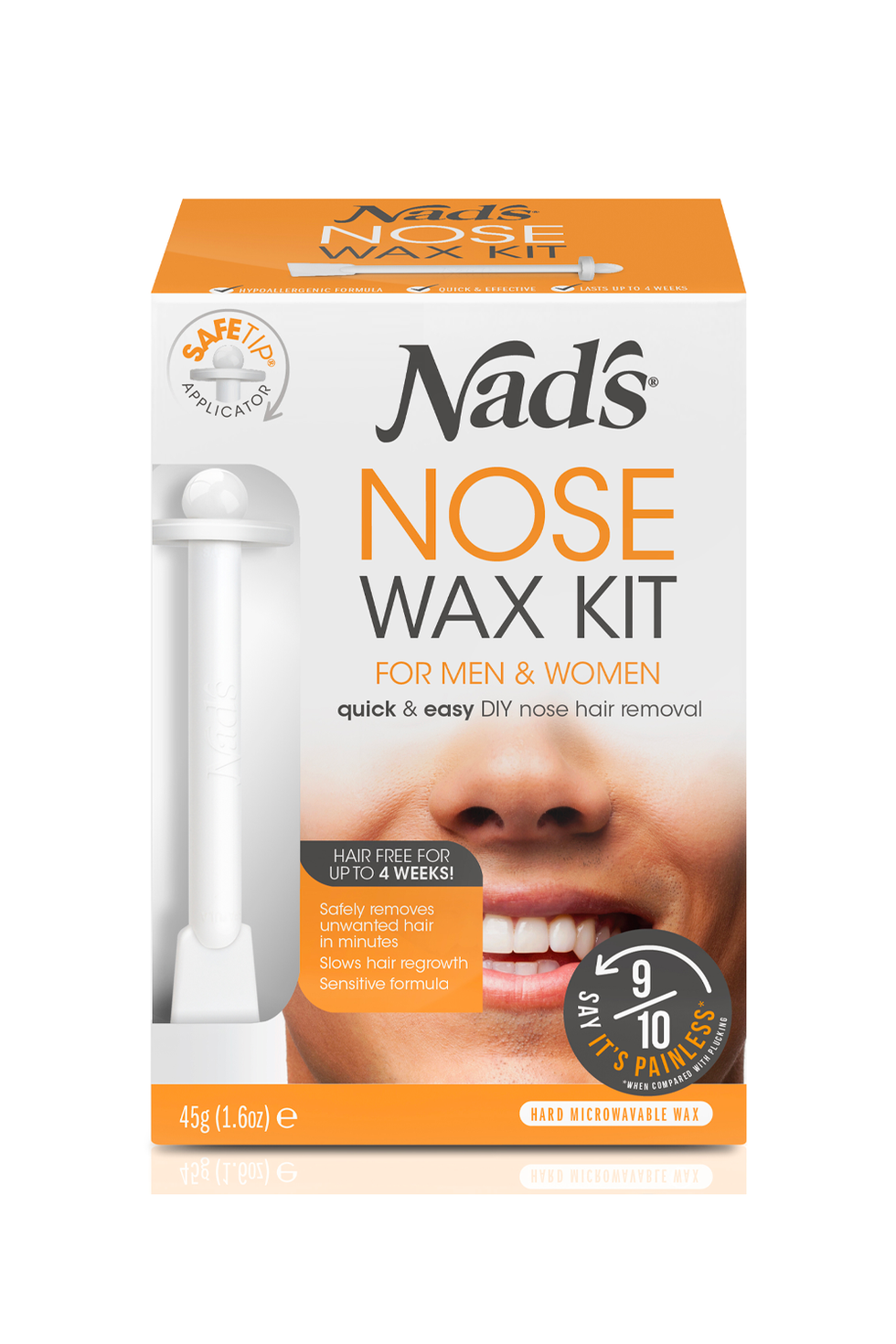 Gentle Nose Hair Waxing Kit 10 Paper Cups Nose Hair Removal Waxing