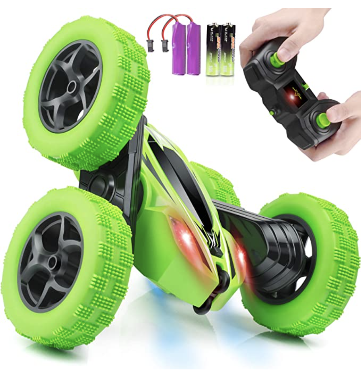 6 Channel Remote controlled Stunt Car With Oversized Wheels 360 Degree Stunts