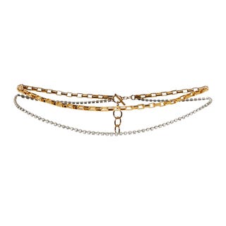 Embellished Chain-Link Belt Embellished Chain-Link Belt
