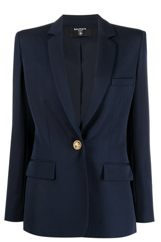 Single-Breasted Tailored Blazer