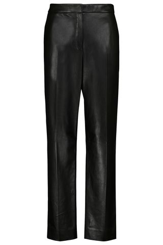Becker Low-Rise Slim Leather Pants
