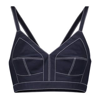 Cotton gabardine bralette Cotton gabardine bralette