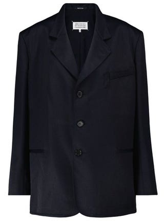 Oversized Single-Breasted Blazer