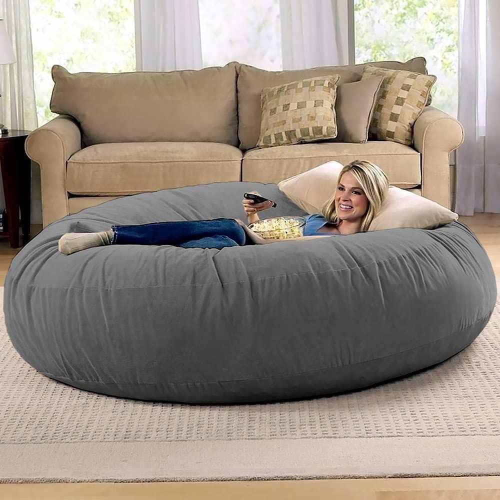 Adult Bean Bag Chair Lazy Sofa Indoor Outdoor Game Seat Soft Beanbag S3 