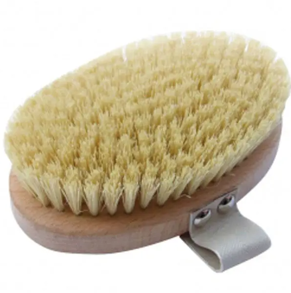 Hydrea London Beech Wood Body Brush With Cactus Fibre Bristles
