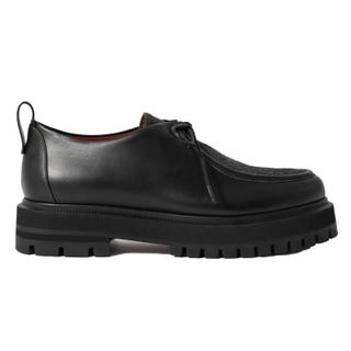 Lomond Leather and Cashmere-Felt Loafers Lomond Leather and Cashmere-Felt Loafers