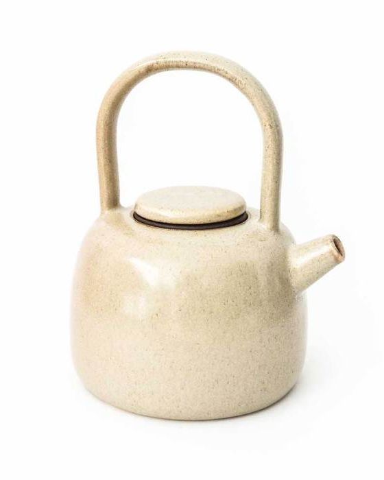 Ceramic Teapot - Latte