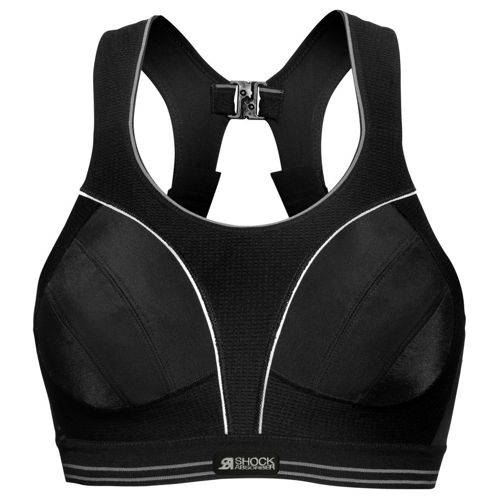 DryMove™ High Support Sports Bra with Zipper - Black - Ladies
