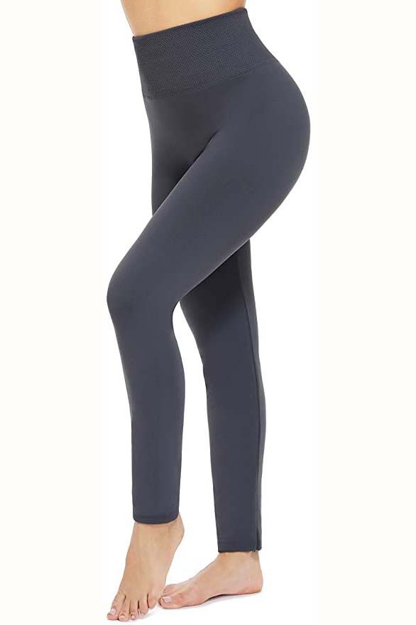 Ladies Thick Winter Thermal Leggings Fleece Lined Warm High Waist Size UK 6-20