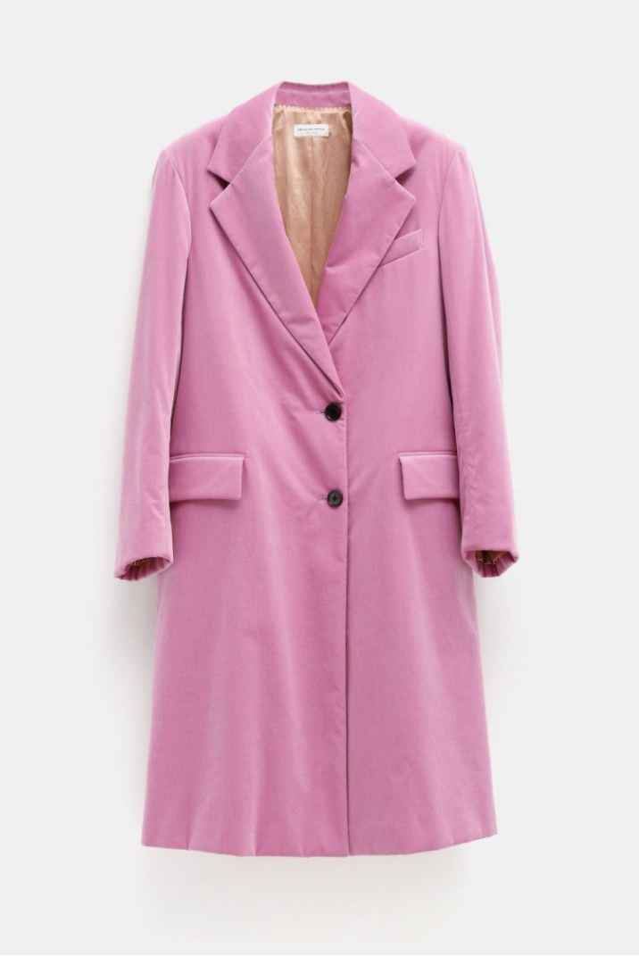 Pink Velvet Coat
