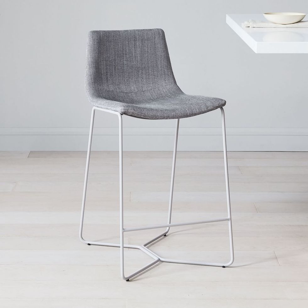 Slope Upholstered Bar and Counter Stool
