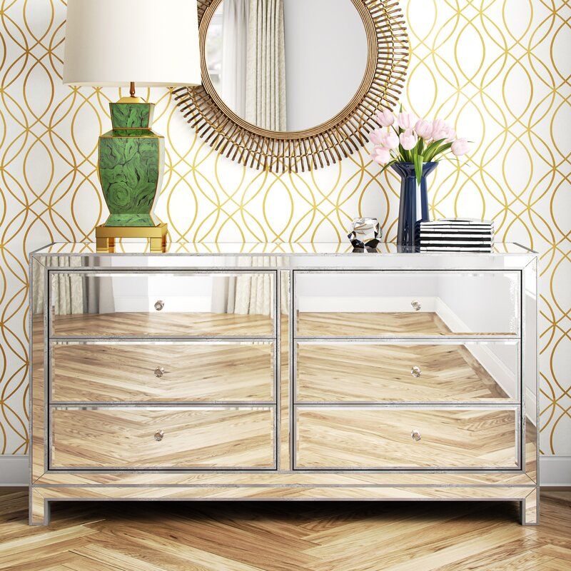 Cheap deals silver dresser