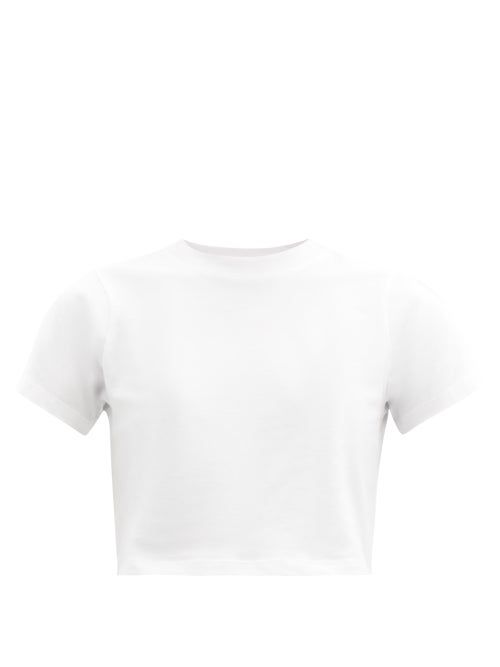 The Baby Cotton-Jersey Cropped T-shirt