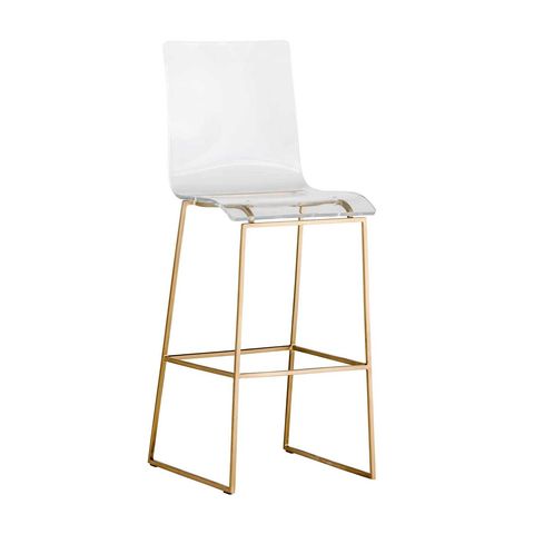 17 Best Bar Stools Most Popular, Acrylic And Gold Bar Stools Set Of 2