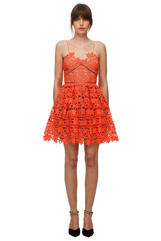 Orange Azaelea Mini Dress