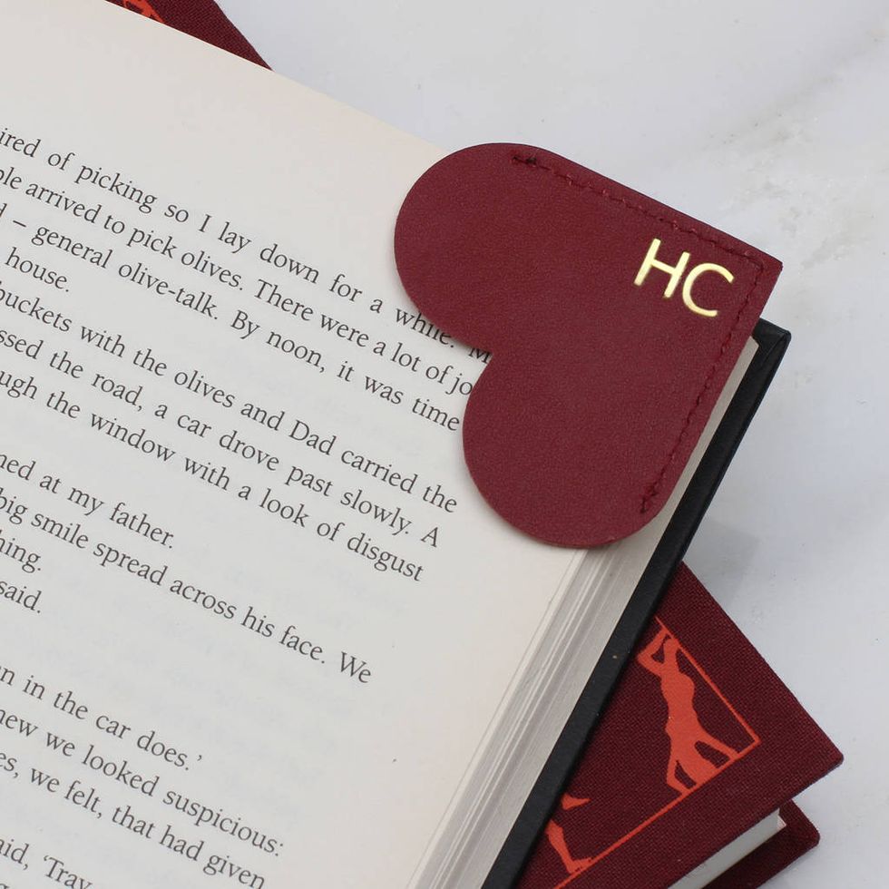 Personalised Heart Page Corner Bookmark