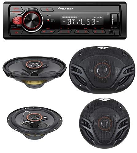 Car stereo + four speakers