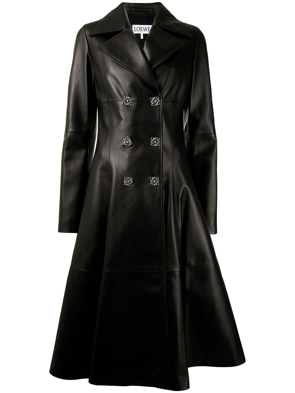 《駭客任務》穿搭單品推薦：Loewe雙排扣設計皮革大衣
