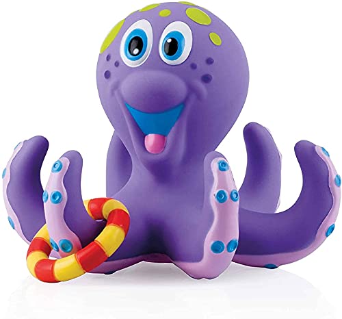 Juguete de baño pulpo flotante con anillos de Nûby