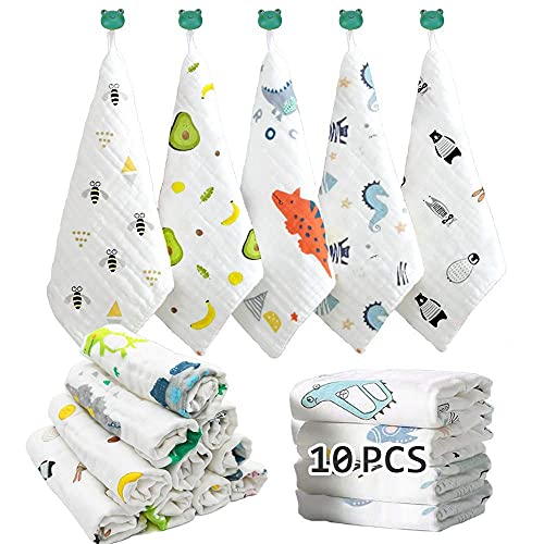 Toallas de muselina infantiles para la cara del bebé