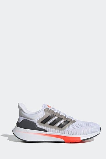 adidas White EQ21 Run Shoes