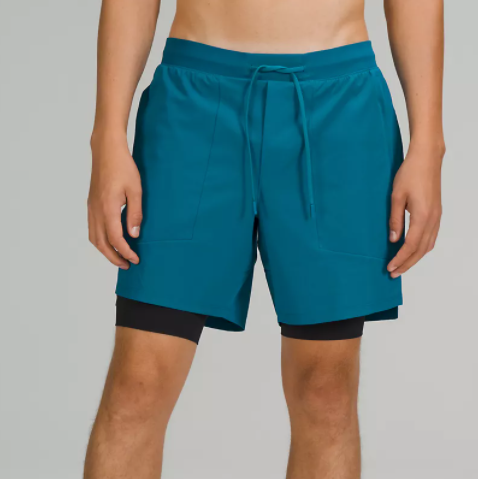 Lululemon 7-Inch License to Train Lined Shorts