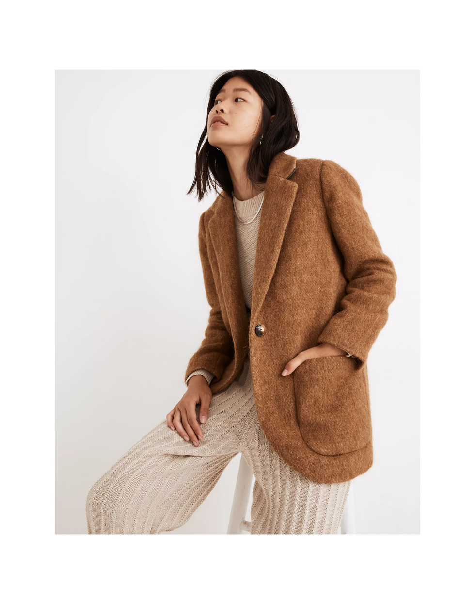 Madewell Bouclé Larsen Blazer